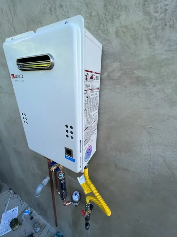 Tankless water heater installation for Golda Meir Kent Jewish Center homes
