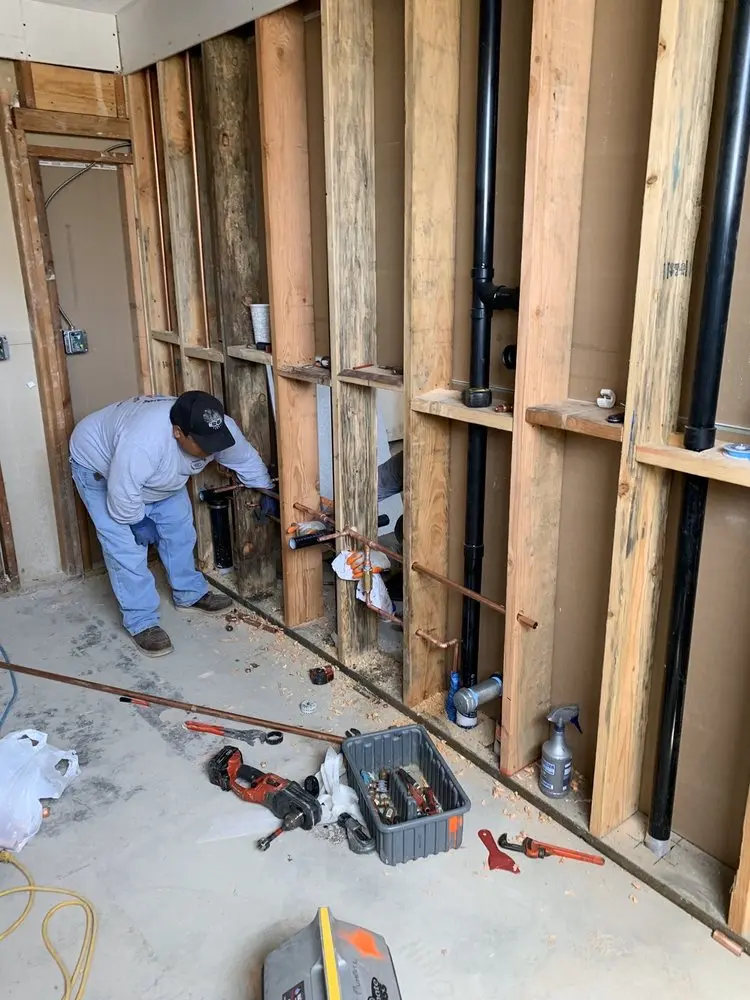 Commercial rough-in plumbing for Water Heater Replacement in Golda Meir Kent Jewish Center